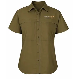 Women's Short Sleeve Workwear Woven Shirt