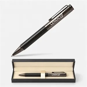 TiTUS® Metal Carbon Fiber Ballpoint Pen Gift Box