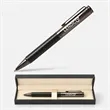 TiTUS® Metal Carbon Fiber Ballpoint Pen Gift Box | https://www.bestnamebadges.com
