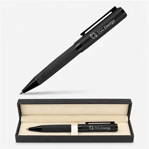 TiTUS® Premium Dimond Pattern metal Ballpoint Pen Gift Box