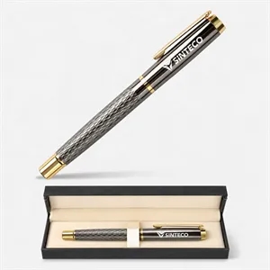 TiTUS® Golden Luxury Rollerball Pen Gift Box