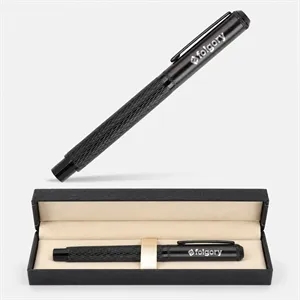 TiTUS® Gun metal color Rollerball Pen Gift Box