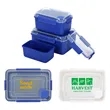 Kiosk 3-Piece Food Container Set with Vented Lids | https://www.bestnamebadges.com