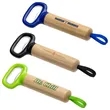 Pop Top Bamboo Bottle Opener | https://www.bestnamebadges.com