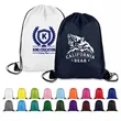 13" X 15" Polyester Drawstring Backpack | https://www.bestnamebadges.com