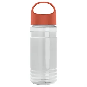Garyline® Groove Tritan® Bottle with Oval Crest Lid - 20 oz.