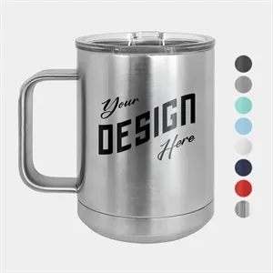 15 oz Polar Camel® Stainless Steel Insulated Coffee Mug