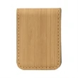 Bamboo Leatherette Money Clip | https://www.bestnamebadges.com