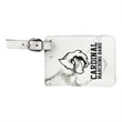 Marble Leatherette Luggage Tag | https://www.bestnamebadges.com