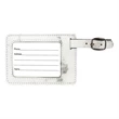 Marble Leatherette Luggage Tag | https://www.bestnamebadges.com