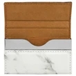 Laserable Marble Leatherette Business Card Holder | https://www.bestnamebadges.com