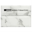 Laserable Marble Leatherette Business Card Holder | https://www.bestnamebadges.com