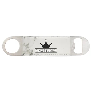 Marble Leatherette Bottle Opener