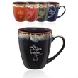 17 oz. Water Color Drip Ceramic Mug | https://www.bestnamebadges.com