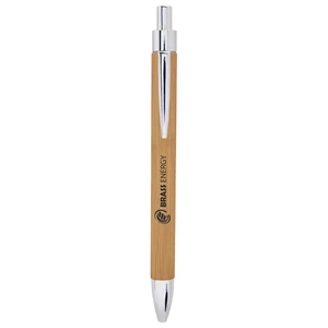 Bamboo Laserable Leatherette Pen