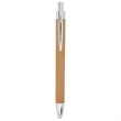Bamboo Laserable Leatherette Pen | https://www.bestnamebadges.com