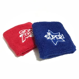 Embroidered Terry Sweat Wristband