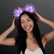 Still-Light Sparkle Iridescent Pom Ears | https://www.bestnamebadges.com