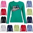 Youth Long Sleeve Winter Full-Sleeve T-Shirt | https://www.bestnamebadges.com