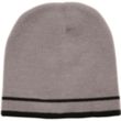 Acrylic Knit embroidered beanies w/ Double stripe | https://www.bestnamebadges.com