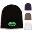 Knit Beanie w/ Custom Embroidery | https://www.bestnamebadges.com