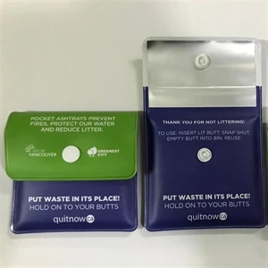 Pocket ashtray bag