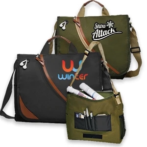 Messenger Bags - Executive Laptop Sleeve w/ Custom Imprint | https://www.bestnamebadges.com