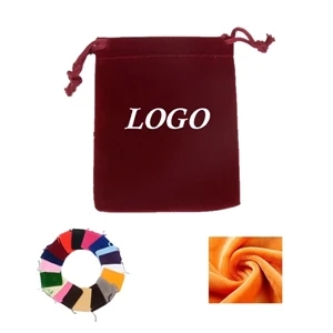 Mini Drawstring Velvet Pouch