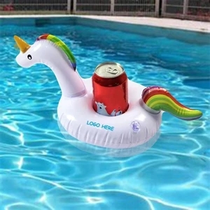 Unicorn Shape Inflatable Beverage Holder
