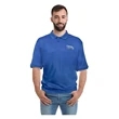5oz Performance Polo With 5k Stitch Logo | https://www.bestnamebadges.com