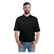 5oz Performance Polo With 5k Stitch Logo | https://www.bestnamebadges.com