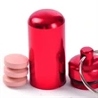Aluminum Pill Bottle W/ Keychain | https://www.bestnamebadges.com