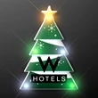 Blinky LED Christmas Tree Pin | https://www.bestnamebadges.com