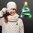 Blinky LED Christmas Tree Pin | https://www.bestnamebadges.com