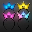 LED Crown Tiara Headbands, Princess Party Favors | https://www.bestnamebadges.com