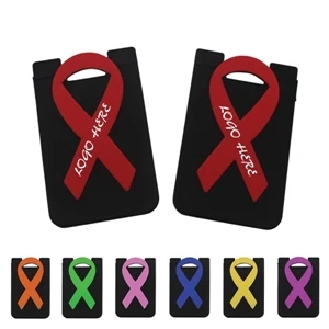 Two-tone Awareness Card Phone Wallet
