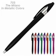 Milano Stylus Ballpoint Pens in Bright Colors | https://www.bestnamebadges.com