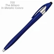 Milano Stylus Ballpoint Pens in Bright Colors | https://www.bestnamebadges.com