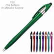 Milano Stylus Ballpoint Pens in Bright Colors | https://www.bestnamebadges.com