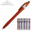 Milano Stylus Ballpoint Pens in Bright Colors | https://www.bestnamebadges.com
