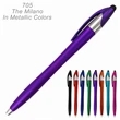 Milano Stylus Ballpoint Pens in Bright Colors | https://www.bestnamebadges.com
