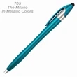 Milano Stylus Ballpoint Pens in Bright Colors | https://www.bestnamebadges.com