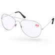 Metal Aviator Blue Light Blocking Glasses | https://www.bestnamebadges.com