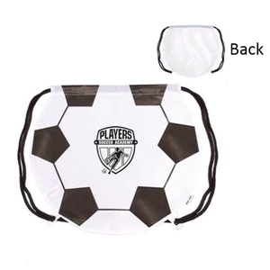 210D Polyester Football Drawstring Backpack