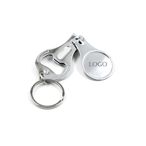Multi Functional Nail Clipper Keychain