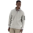 Men's Heathered Fleece Pullover | https://www.bestnamebadges.com
