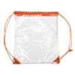 Clear PVC Drawstring Backpack w/ Matching Cinch Bag | https://www.bestnamebadges.com