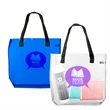 Classic Transparent Beach Tote Bag w/ Handles | https://www.bestnamebadges.com
