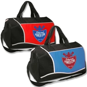 Promotional Large Duffel Bags w/ Front Pocket | https://www.bestnamebadges.com