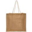 Recyclable Natural Shopping Jute Bag W/ Rope Handle | https://www.bestnamebadges.com